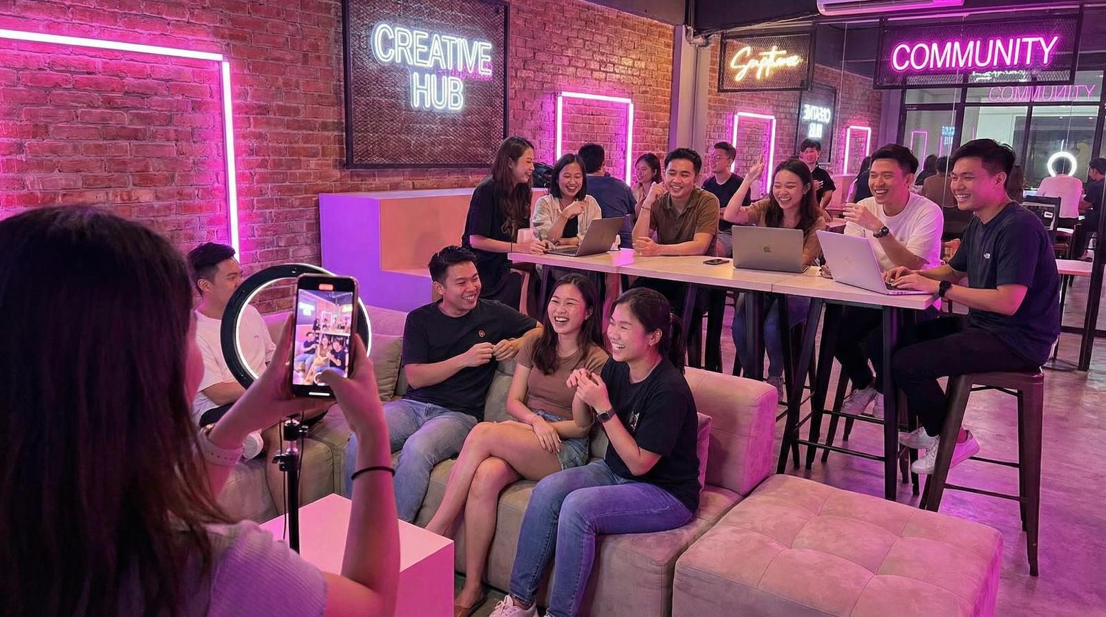 网红主播传媒直播互动