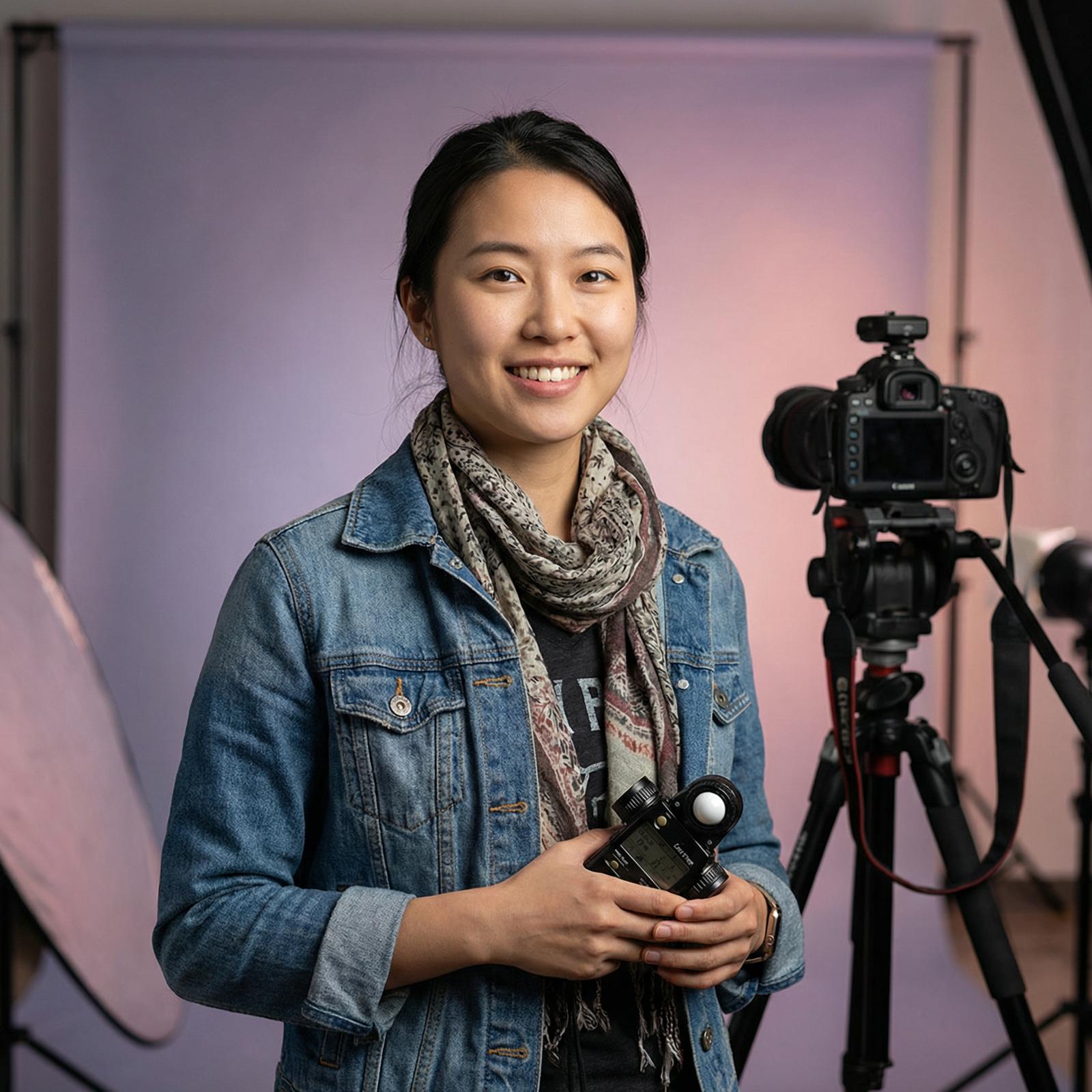 网红主播传媒摄影师林小雨